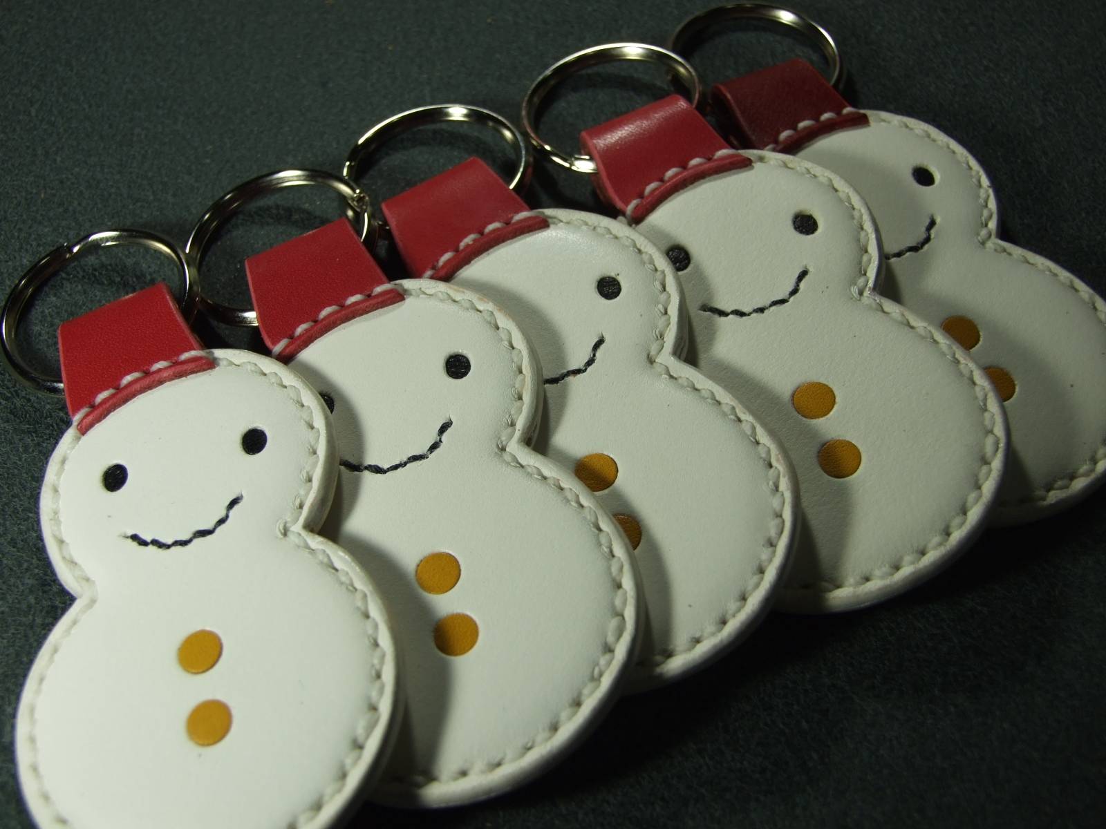 SnowMan 雪だるま キーホルダー ハンドメイド+spbgp44.ru